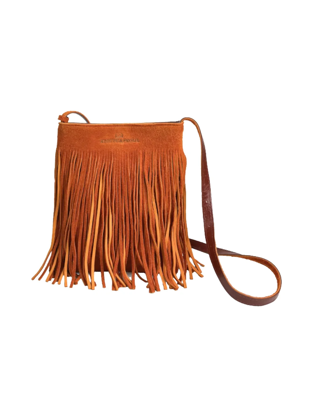 SpicyCapSoul | Calf Suede Bohemian Fringe Crossbody Bag