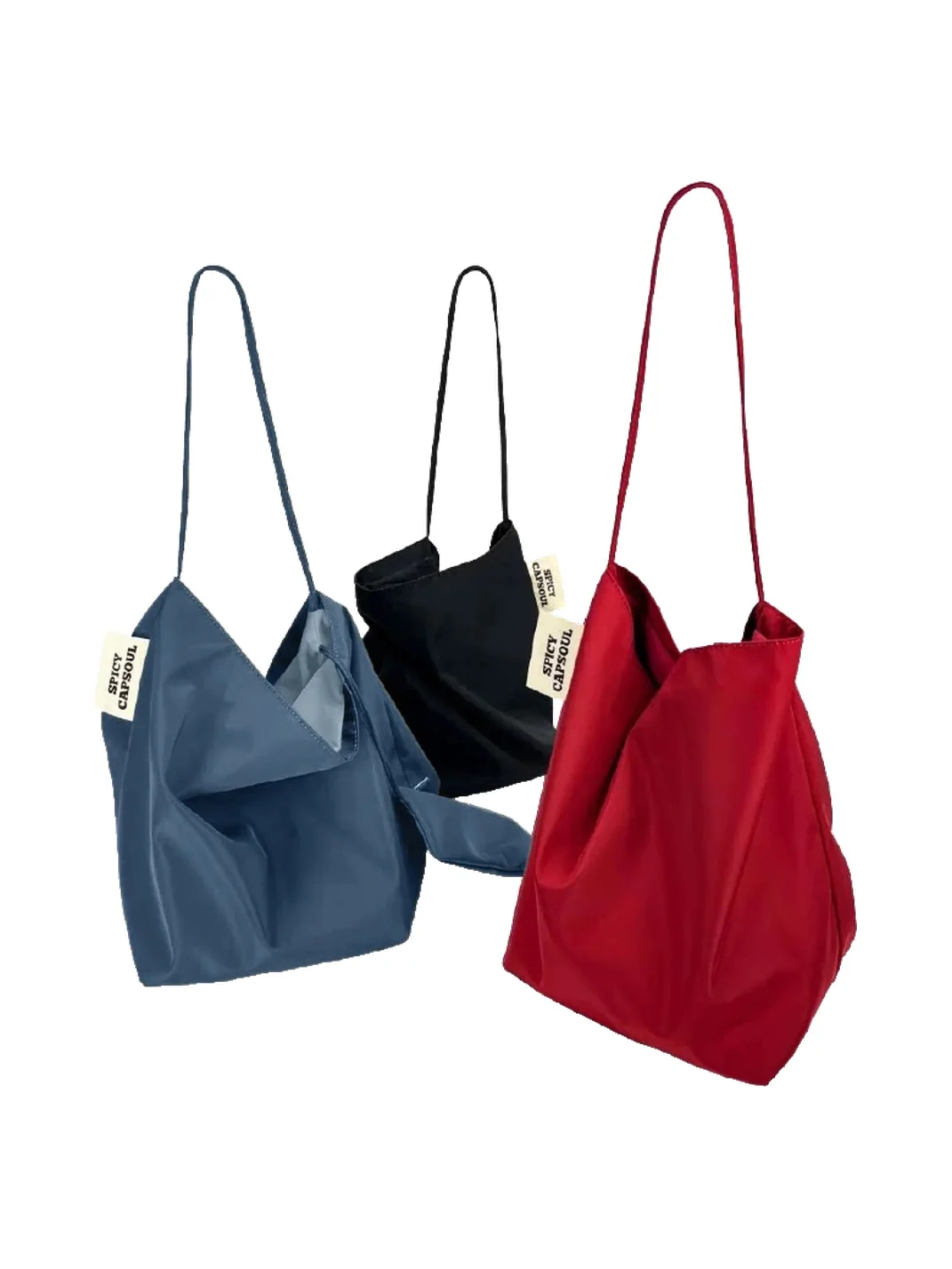 SpicyCapSoul | Minimalist Large Capacity Slouchy Shoulder Tote Bag