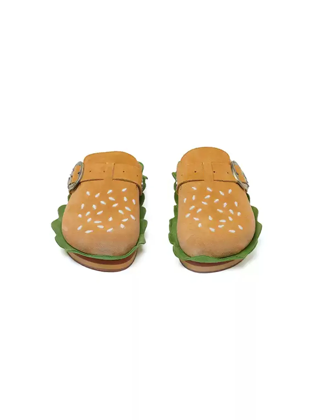 BBIMP | Burger Closed-Toe Platform Slippers