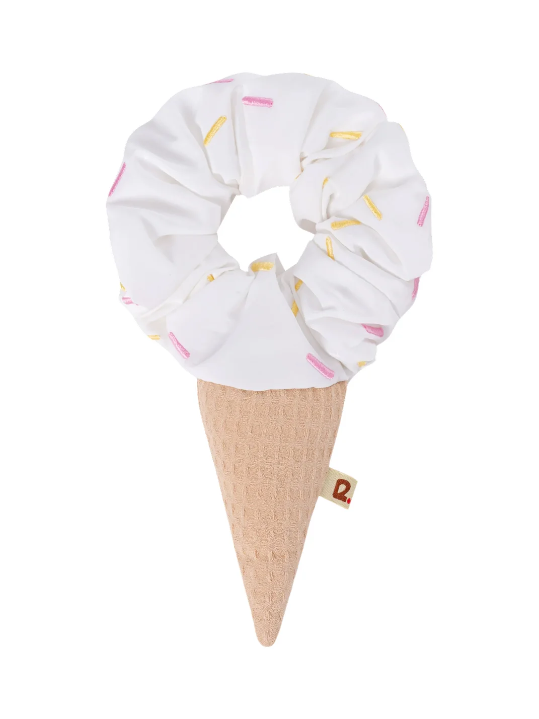 12Yotems | Embroidered Ice Cream Cone Scrunchie
