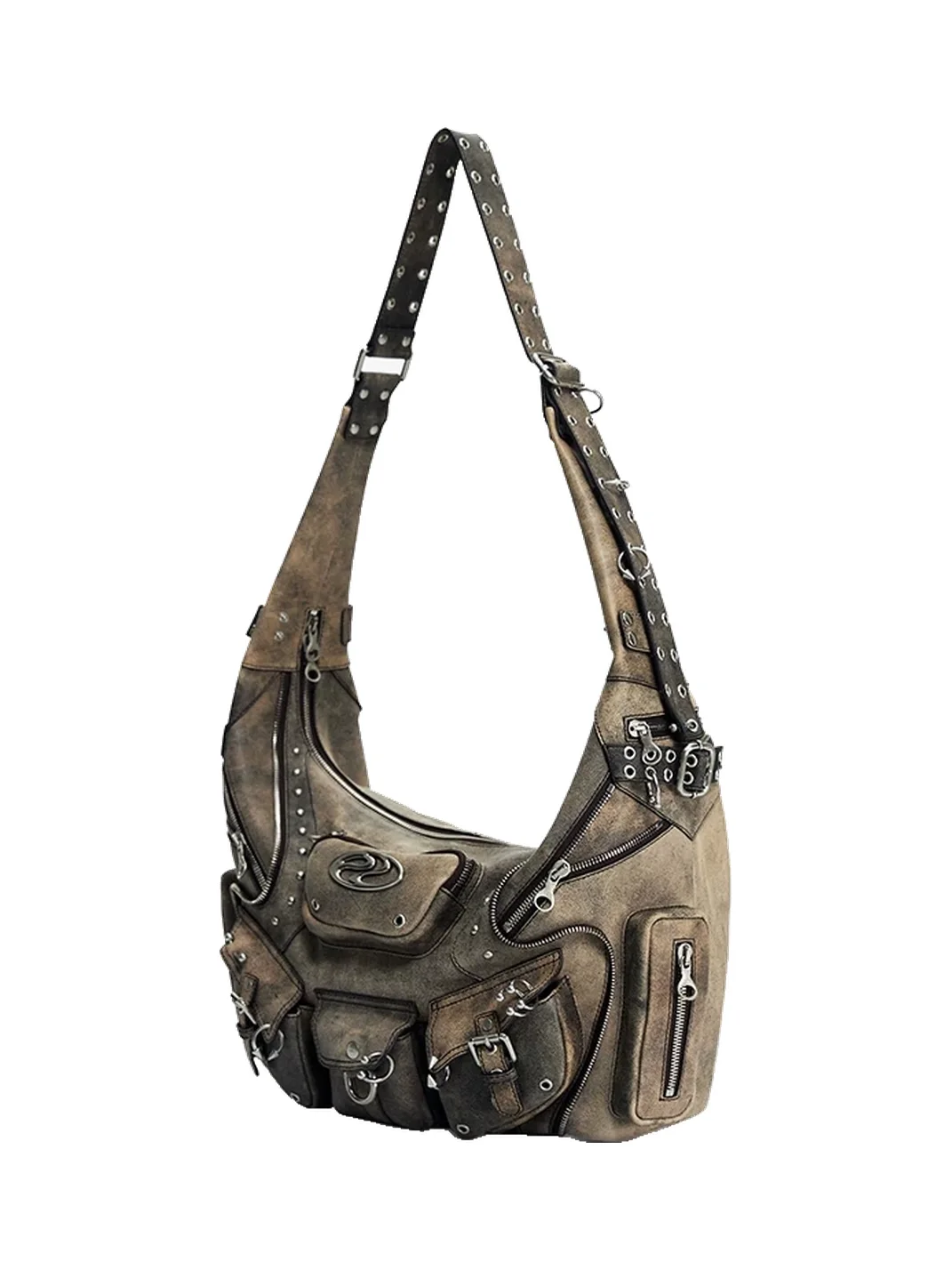 PERSONSOUL | Small Punk Sheepskin Shoulder Bag
