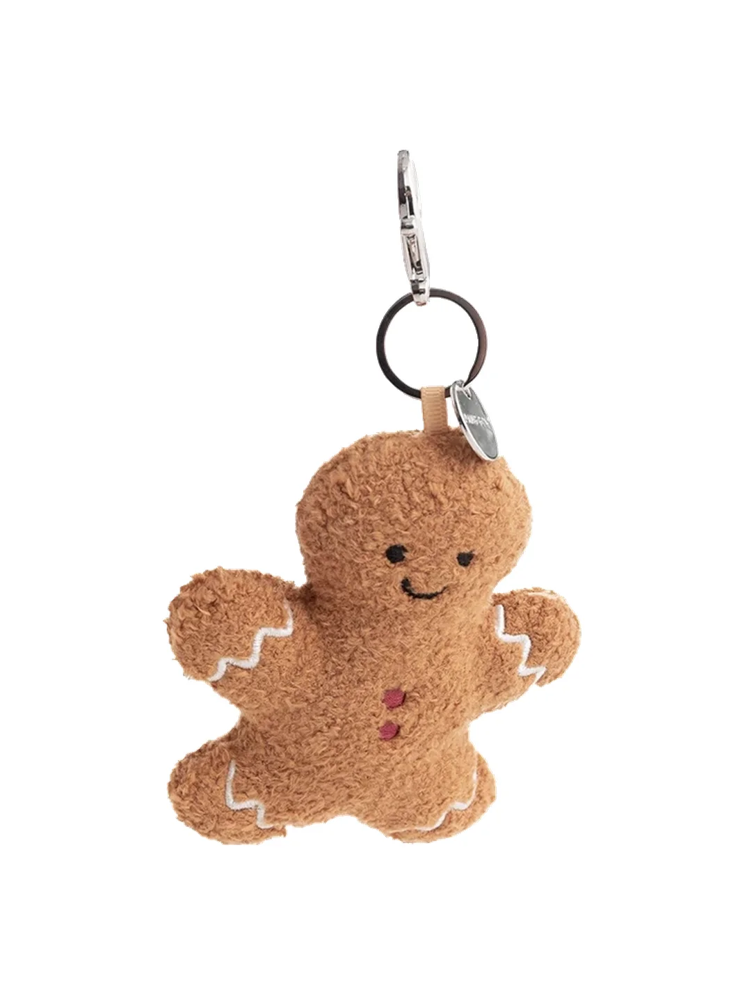 PANGGOM | Gingerbread Man Plush Keychain Charm
