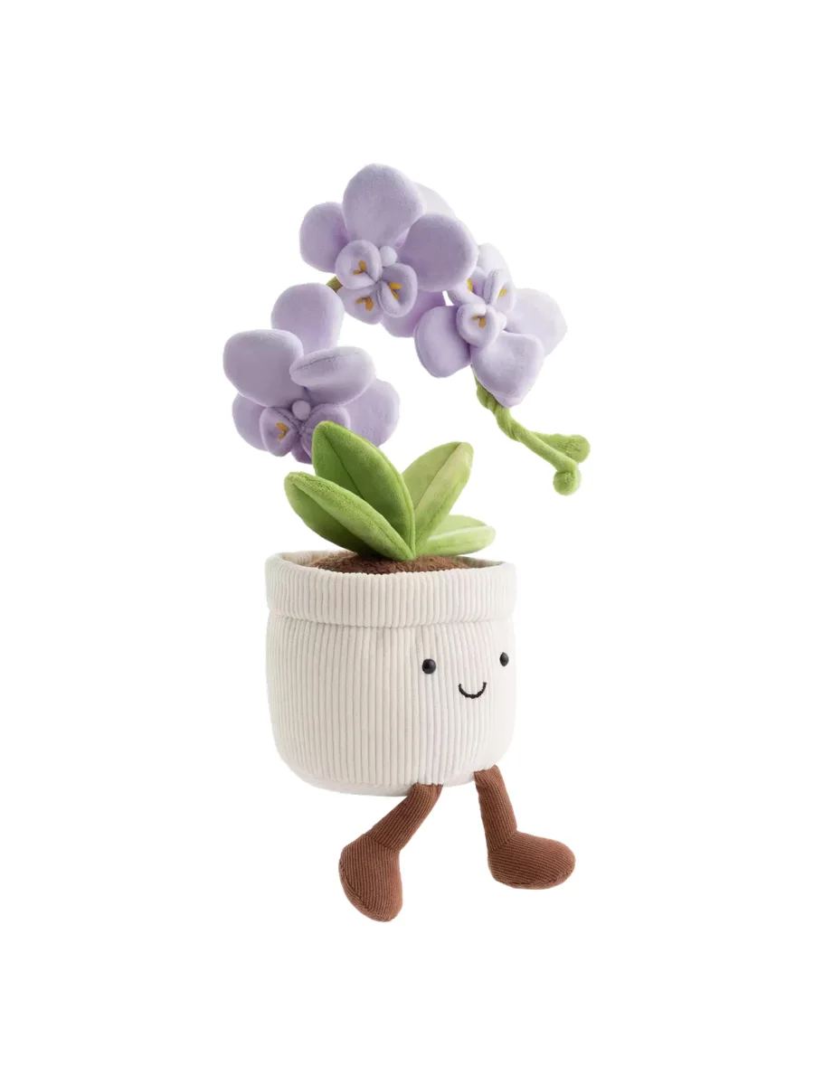 PANGGOM | Purple Potted Phalaenopsis Plush Toy - 2