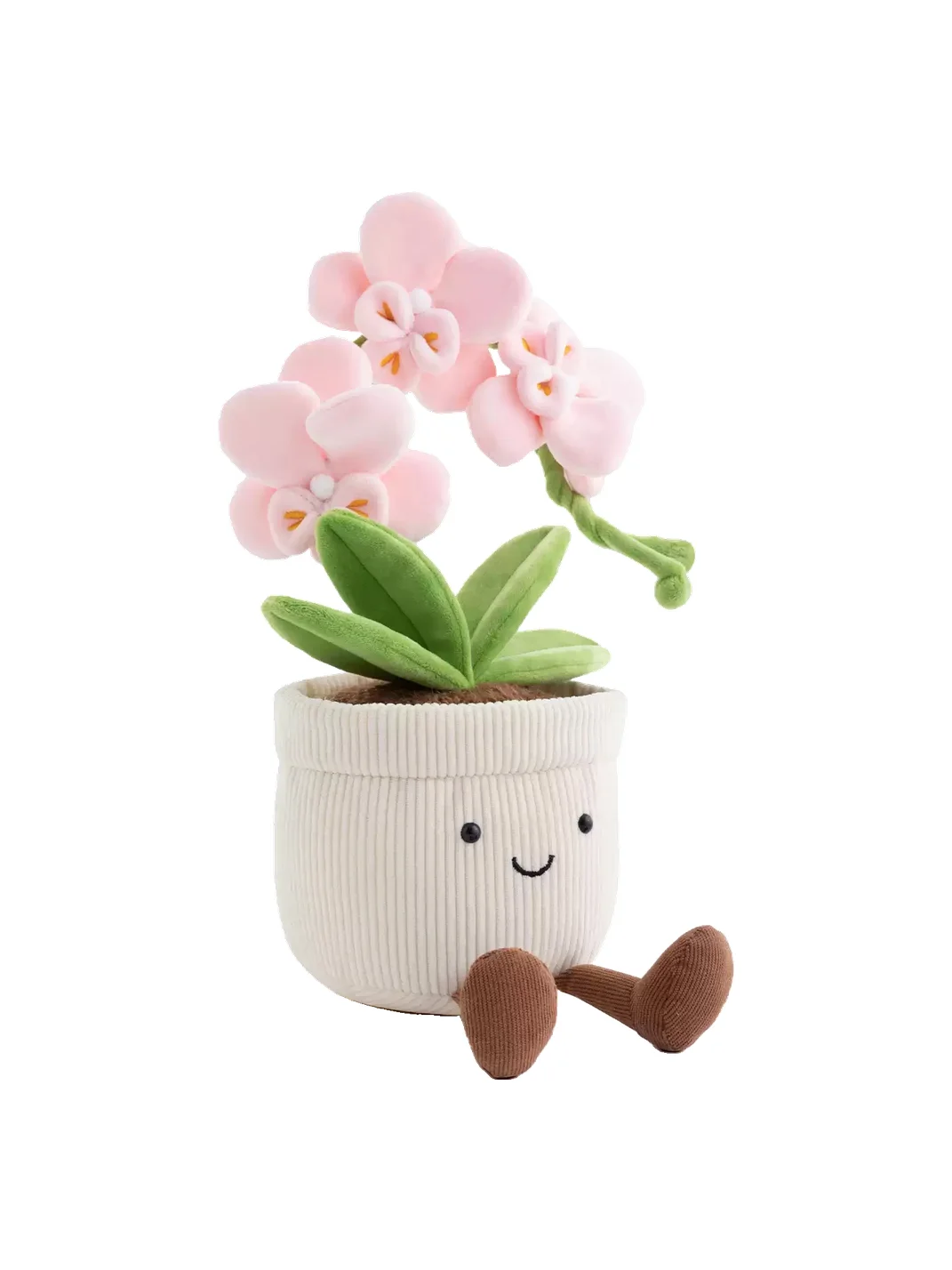 PANGGOM | Potted Pink Phalaenopsis Orchid Plush Toy