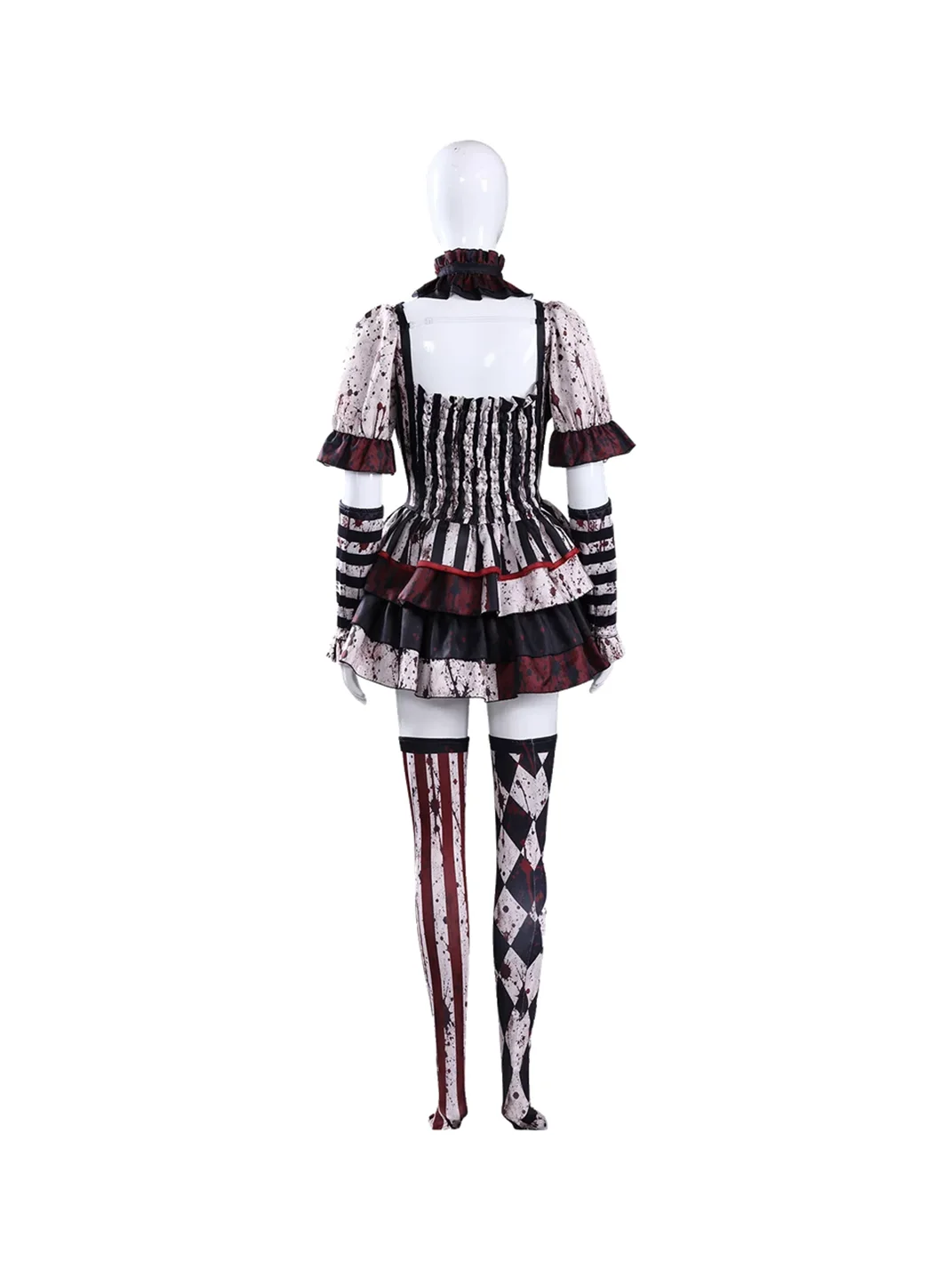 HMCY | Bloodstain Print Clown Couple Costume Set