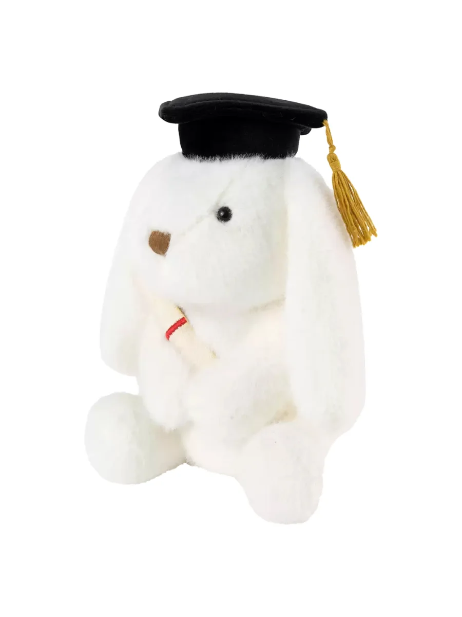 PANGGOM | Graduation Cap Miko Rabbit Plush Toy - 2