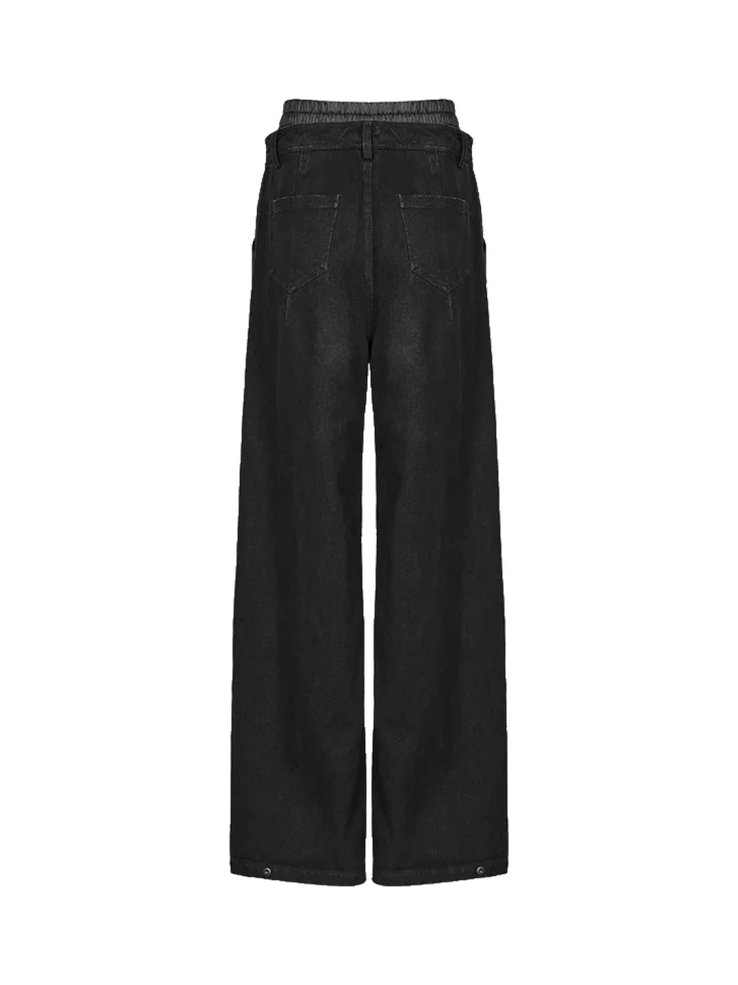 GTLLT | Punk Ripped Wide-Leg Denim Pants