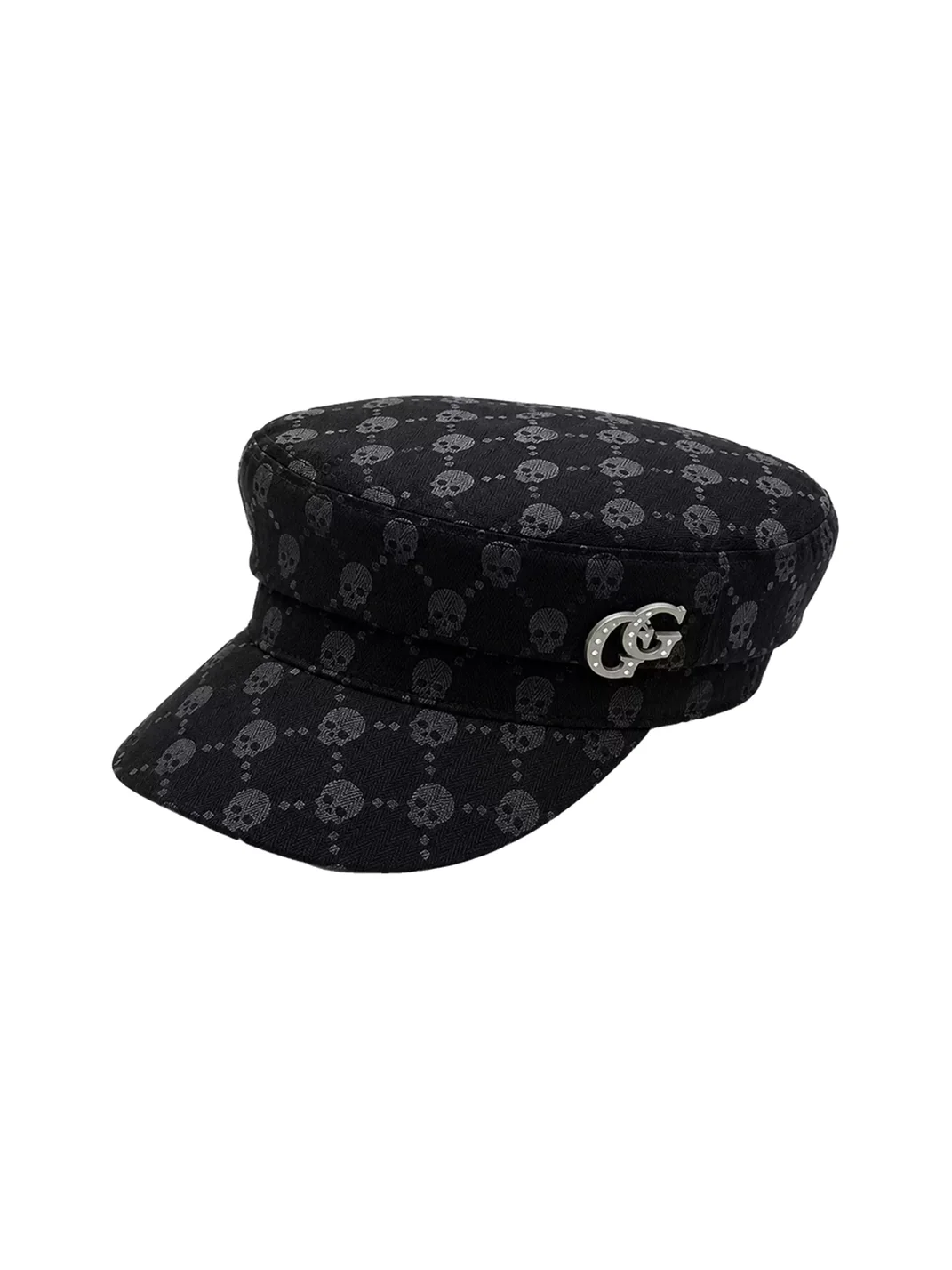 FOURFORTY | Skull Pattern Sailor Newsboy Cap