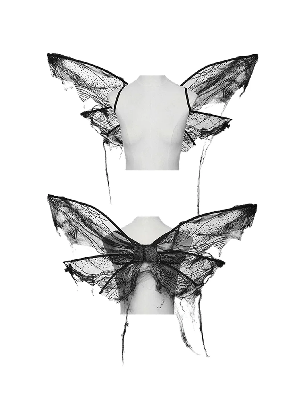 GTLLT | Distressed Gothic Butterfly Wing Accessory