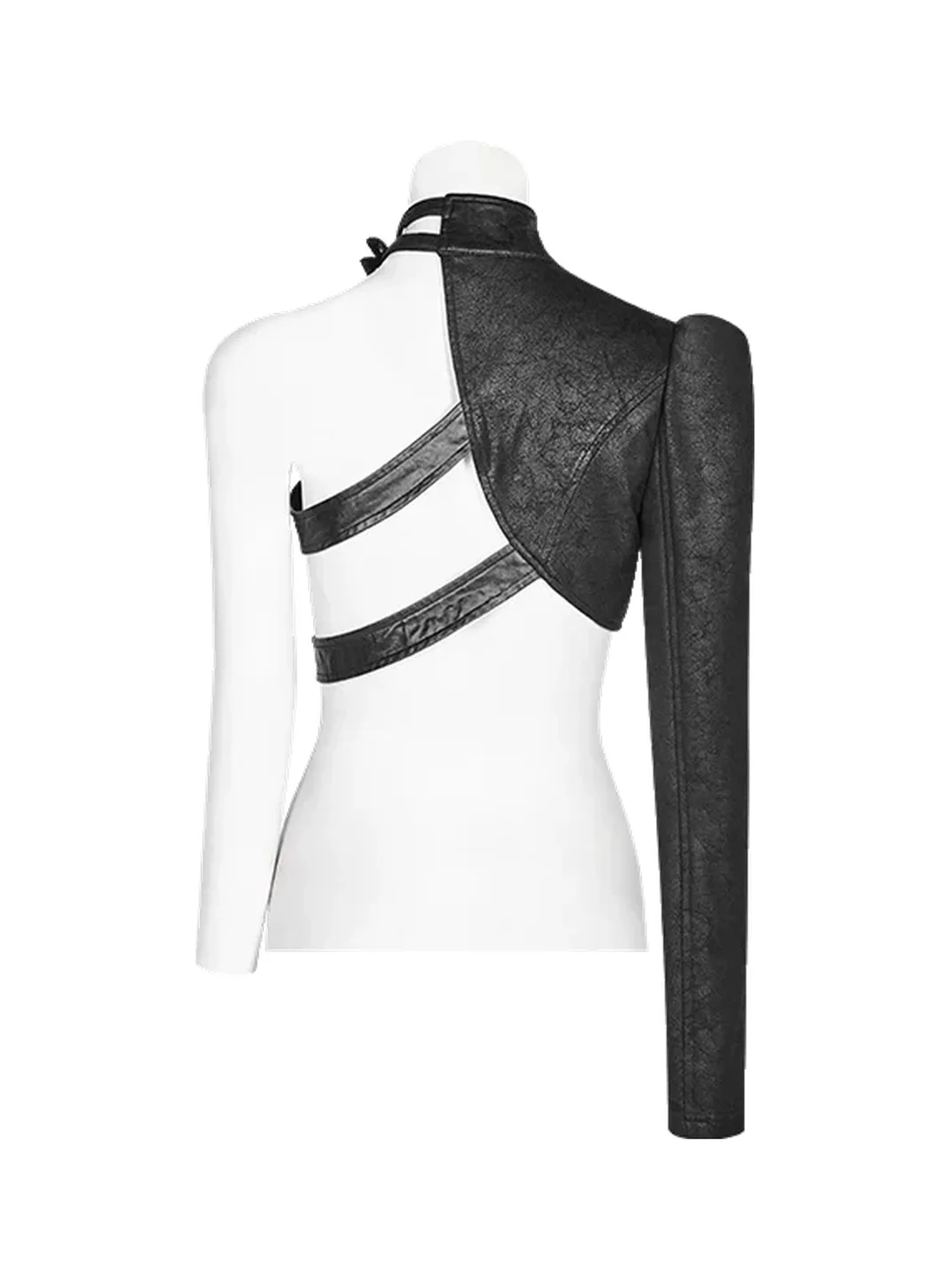 GTLLT | Asymmetric One-Sleeve Cropped Coat
