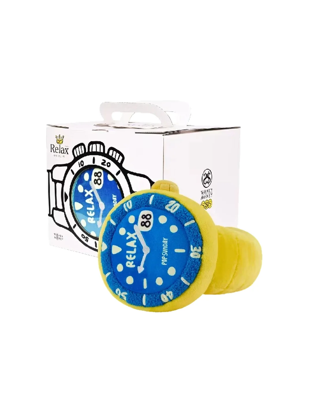 POPSUNDAY | Plush Watch-Shaped U-Shaped Neck Pillow