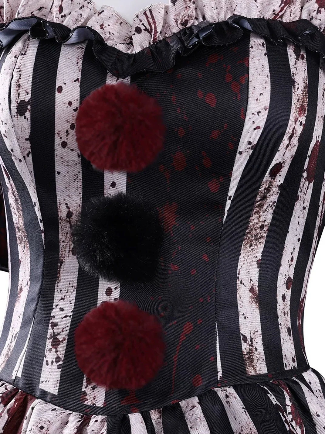 HMCY | Bloodstain Print Clown Couple Costume Set