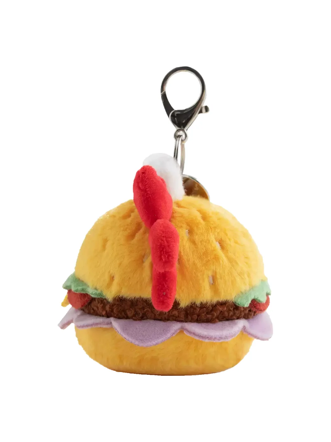 PANGGOM | Crab Burger Plush Keychain Charm