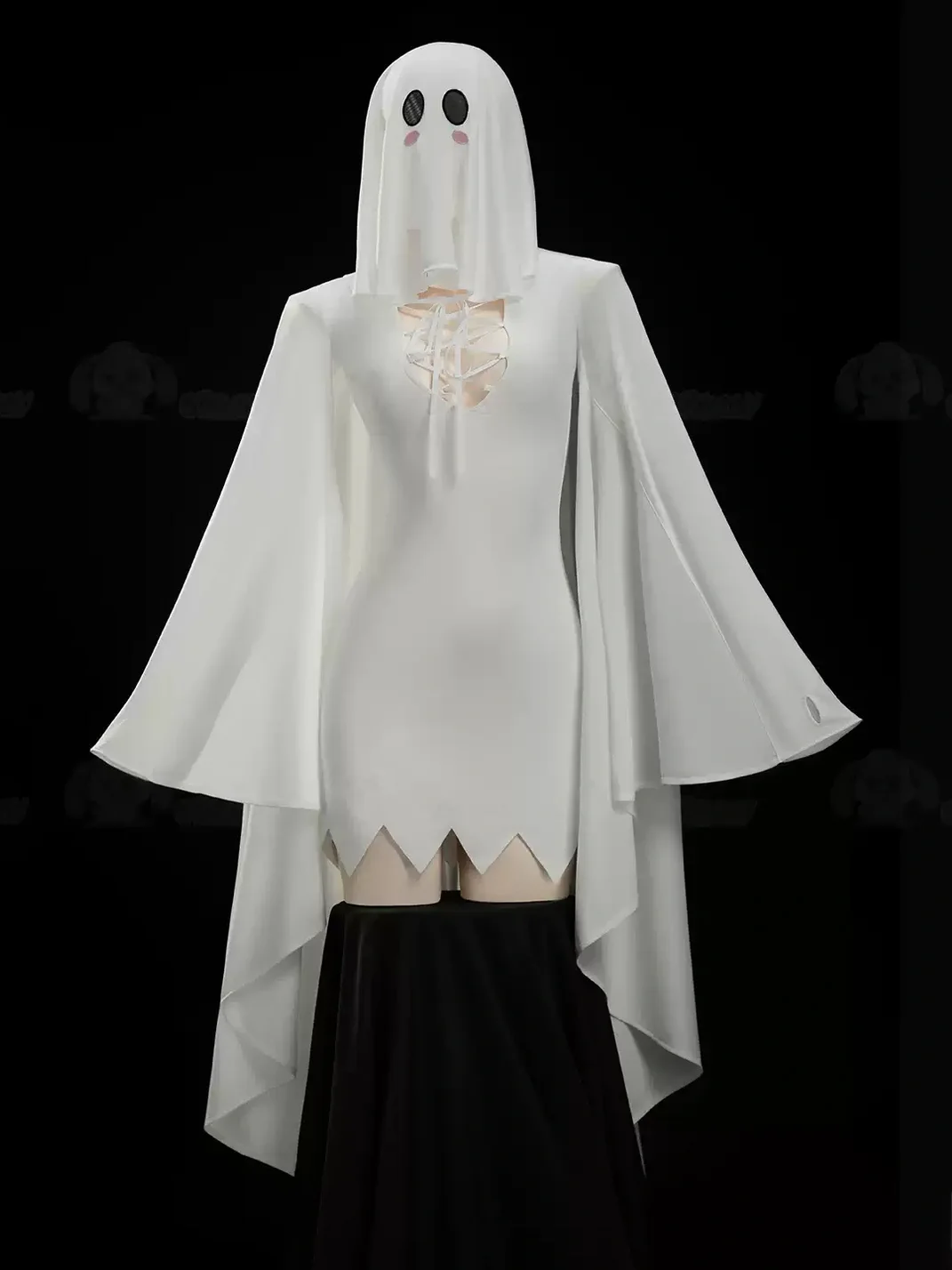 Bbunny | White Cat-Ear Ghost Cosplay Dress