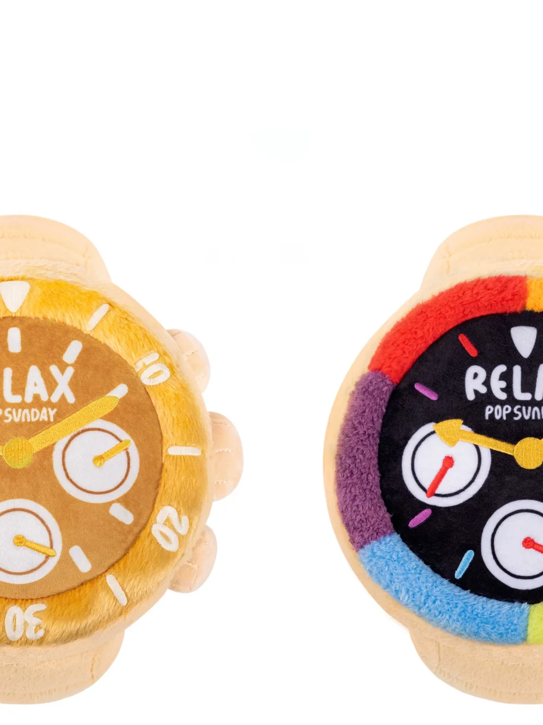 POPSUNDAY | Plush Watch-Shaped U-Shaped Neck Pillow