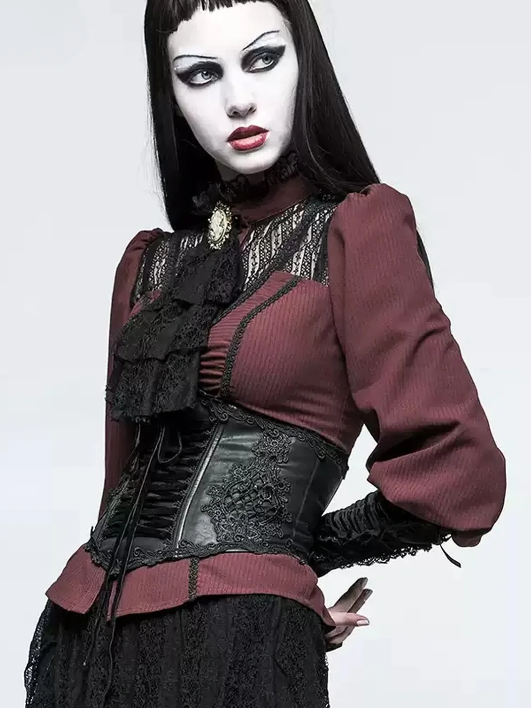 GTLLT | Victorian Gothic Lace-Up Corset Waist Belt