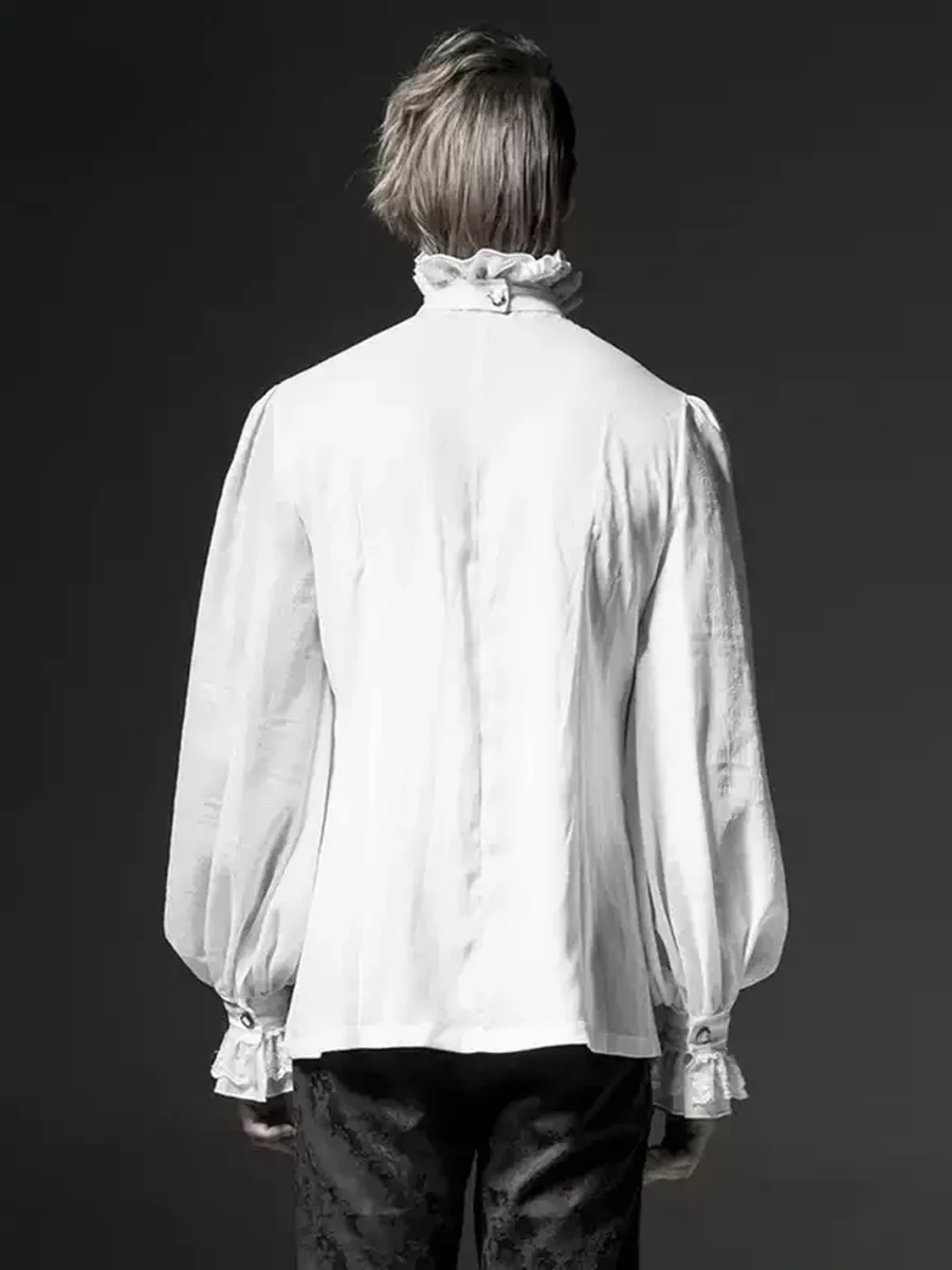 GTLLT | Gothic Ruffled Long Sleeve Shirt - 4
