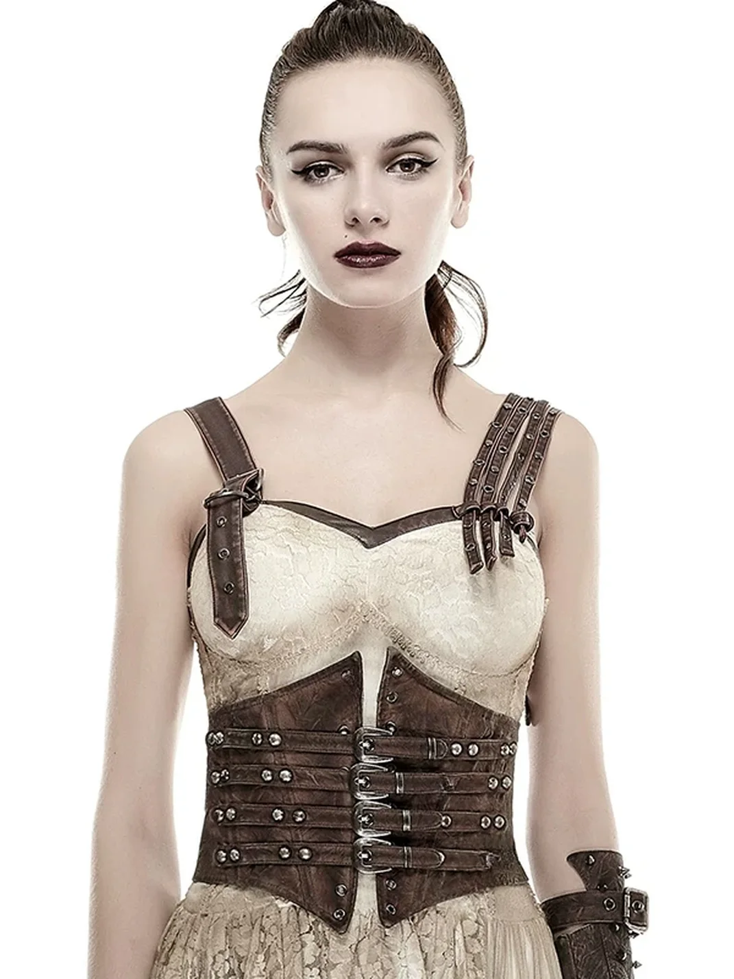 GTLLT | Gothic Steampunk Lolita Lace-Up Corset Belt