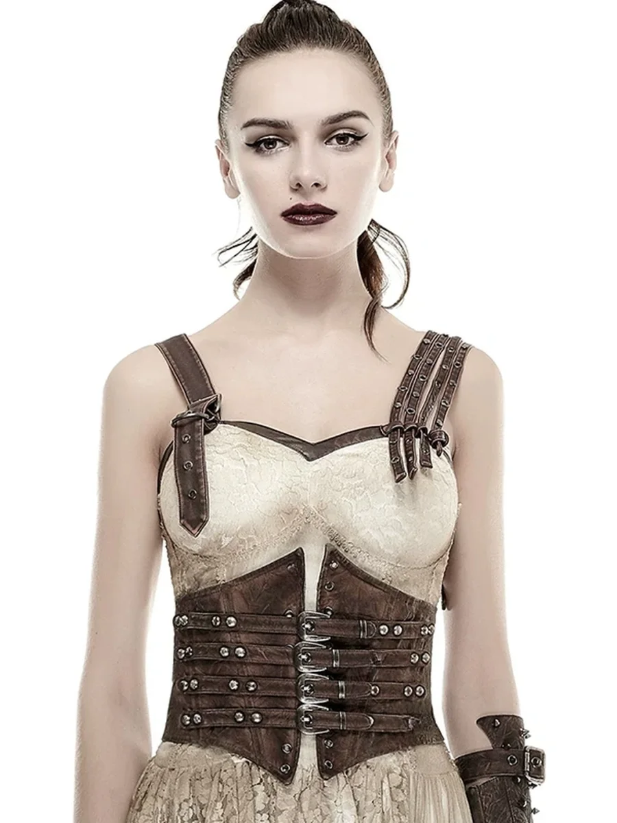 GTLLT | Gothic Steampunk Lolita Lace-Up Corset Belt - 2