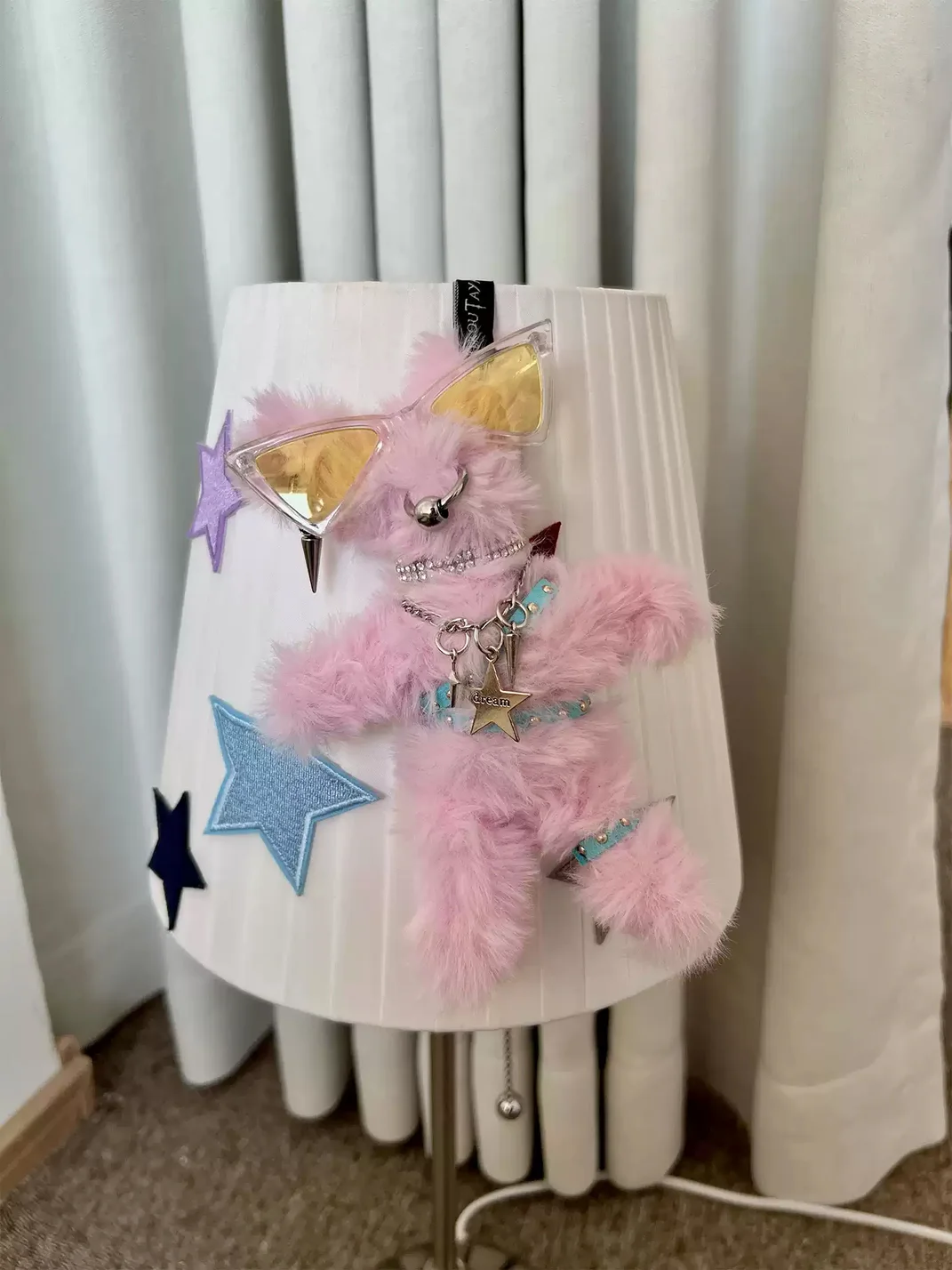 Kuroutaya | Punk Plush Toy Keychain Charm