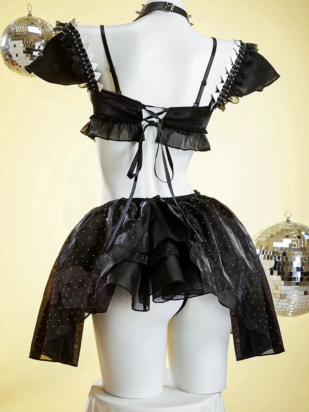Bbunny | Off-Shoulder Cropped Top And Skirt Set