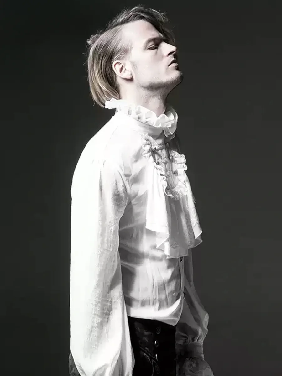 GTLLT | Gothic Ruffled Long Sleeve Shirt - 3