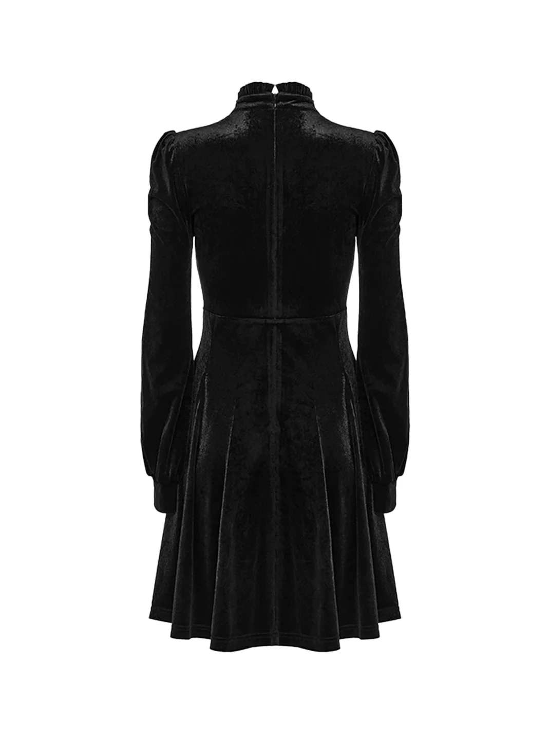 GTLLT | Gothic Cathedral Embroidered Velvet A-Line Dress