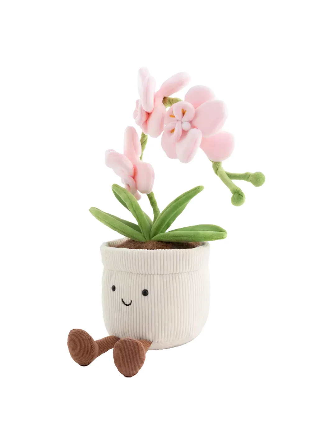 PANGGOM | Potted Pink Phalaenopsis Orchid Plush Toy