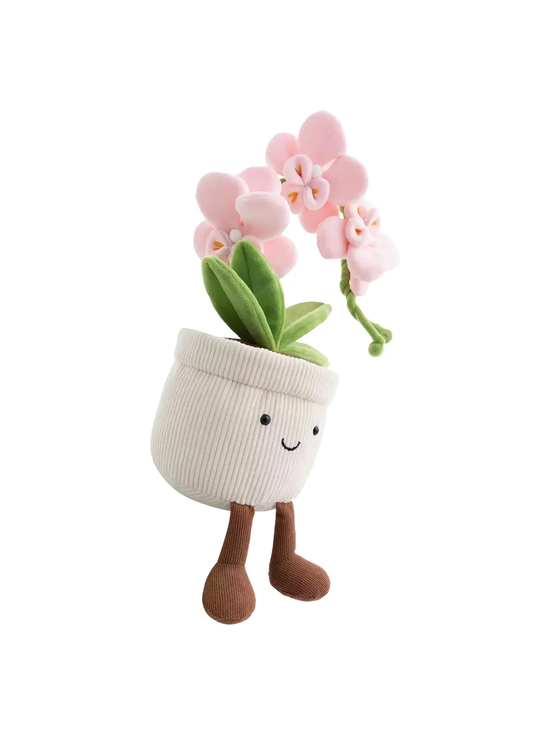 PANGGOM | Potted Pink Phalaenopsis Orchid Plush Toy