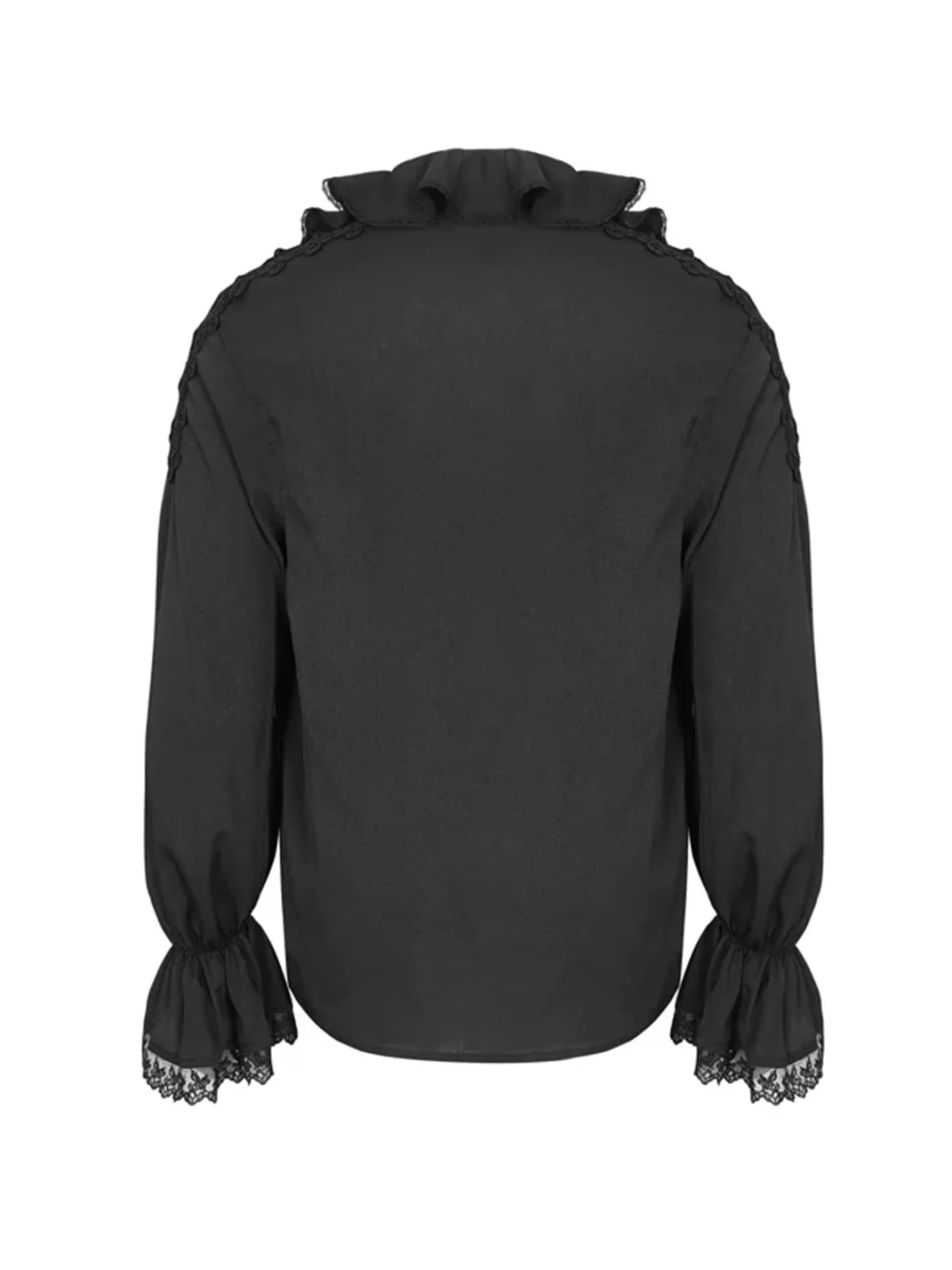 GTLLT | Retro Gothic V-Neck Chiffon Shirt