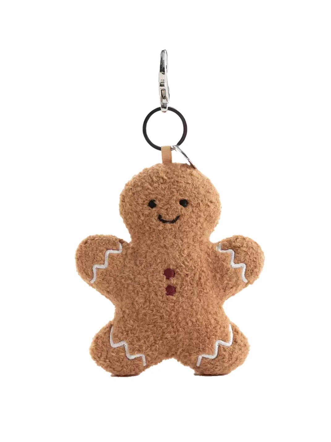 PANGGOM | Gingerbread Man Plush Keychain Charm