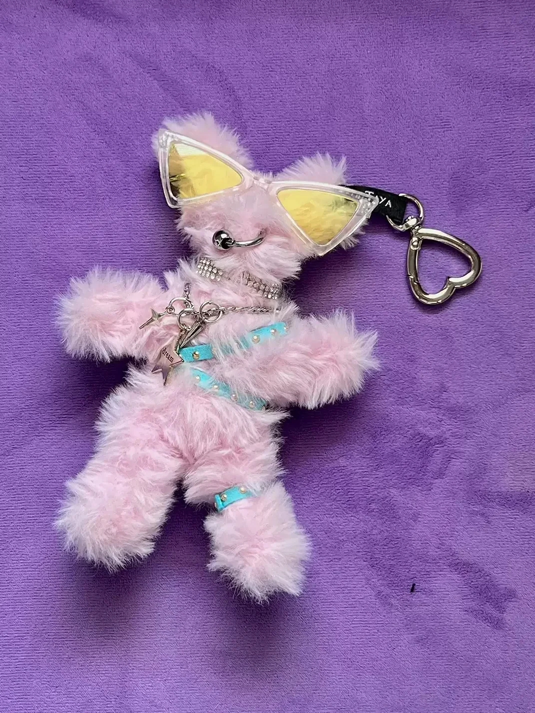 Kuroutaya | Punk Plush Toy Keychain Charm