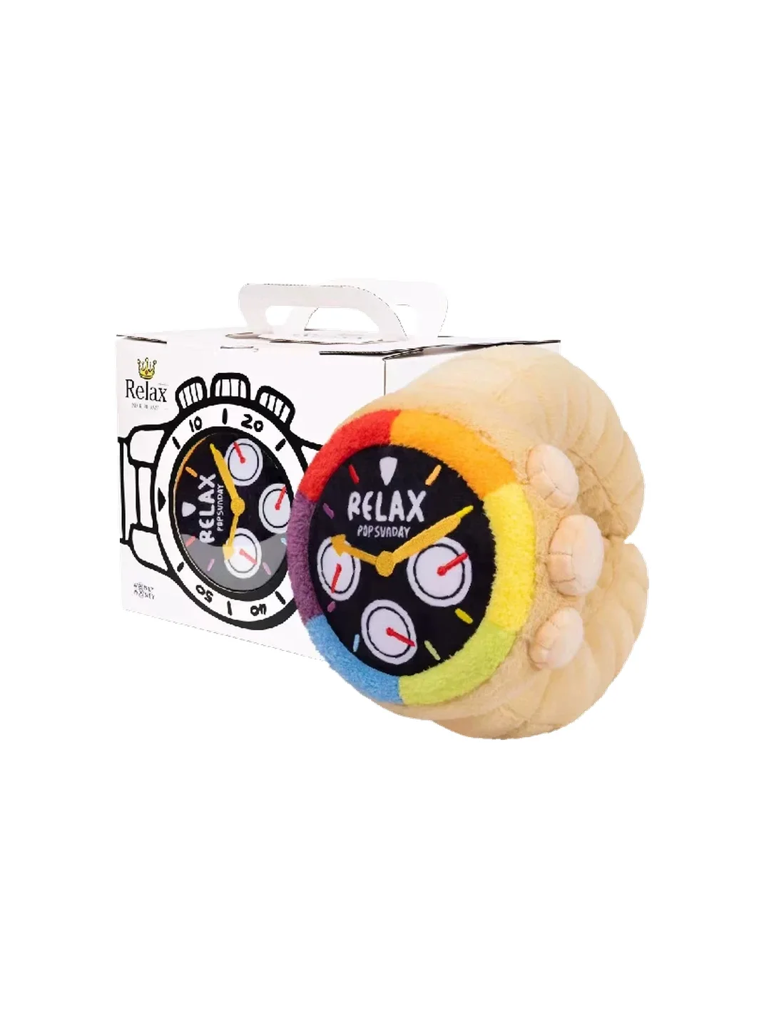 POPSUNDAY | Plush Watch-Shaped U-Shaped Neck Pillow