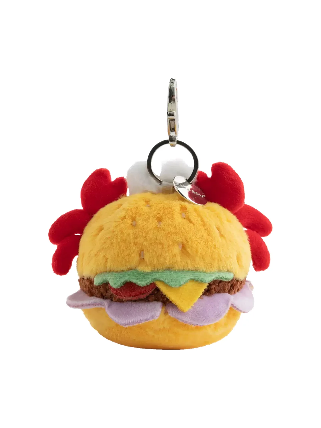 PANGGOM | Crab Burger Plush Keychain Charm