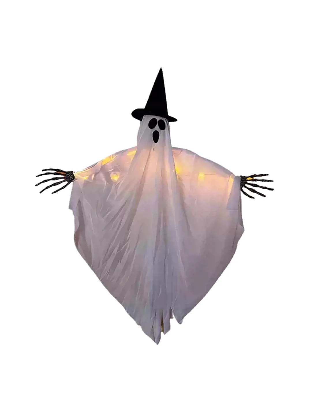 WSJHYC | Lighted Witch Hat Ghost Hanging Decoration