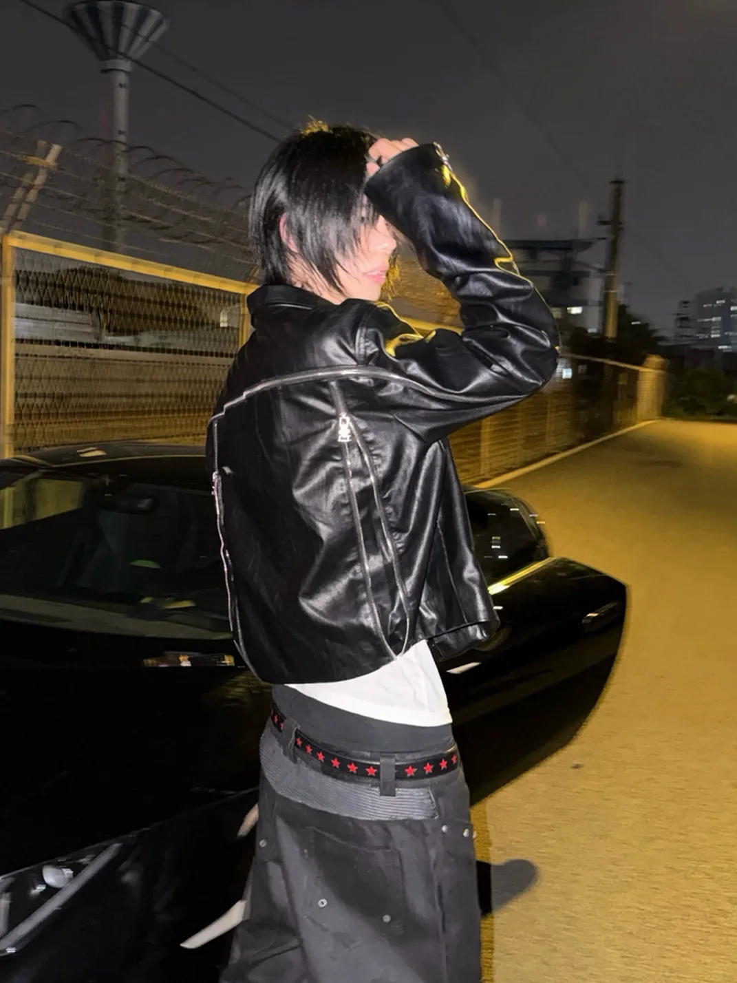 BE A DEVIL | Cracked Skull Court Zip Jacket