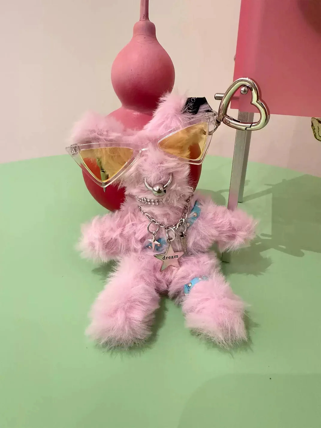 Kuroutaya | Punk Plush Toy Keychain Charm