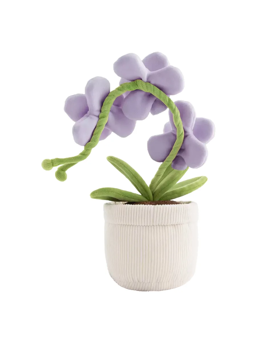 PANGGOM | Purple Potted Phalaenopsis Plush Toy - 3