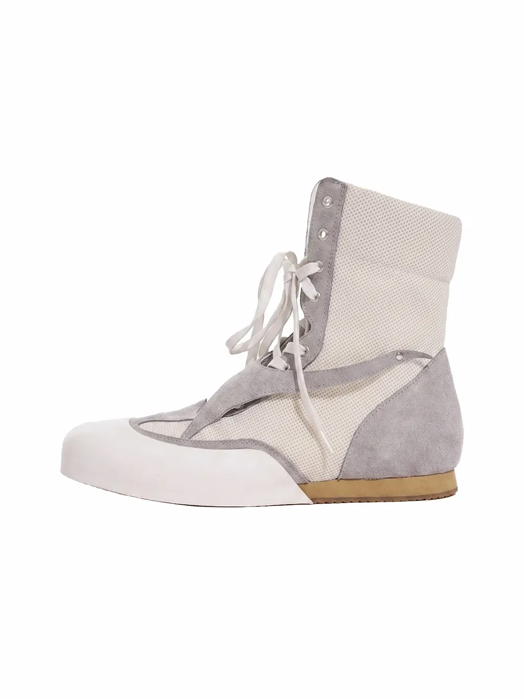 SELVMAKE | Two-Tone Mesh High-Top Training Shoes