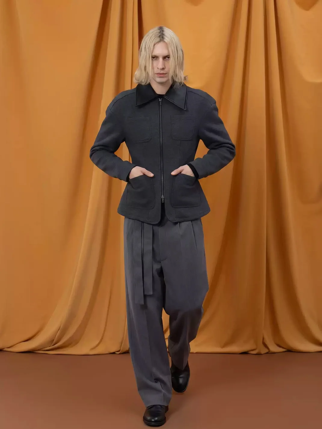 CLP | Fitted Multi-Pocket Zip Lapel Jacket