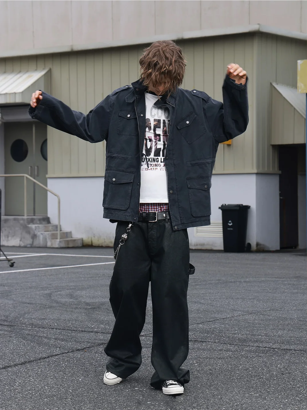 SAXGENWON | Washed Twill Canvas Hunting Jacket