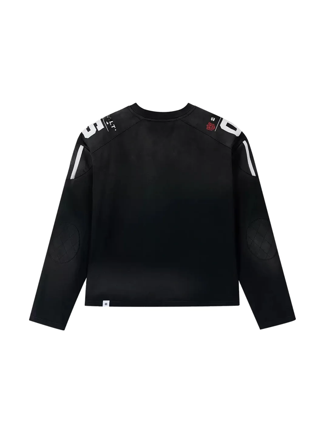 SAXGENWON | Washed Distressed Boxy Football Sweatshirt