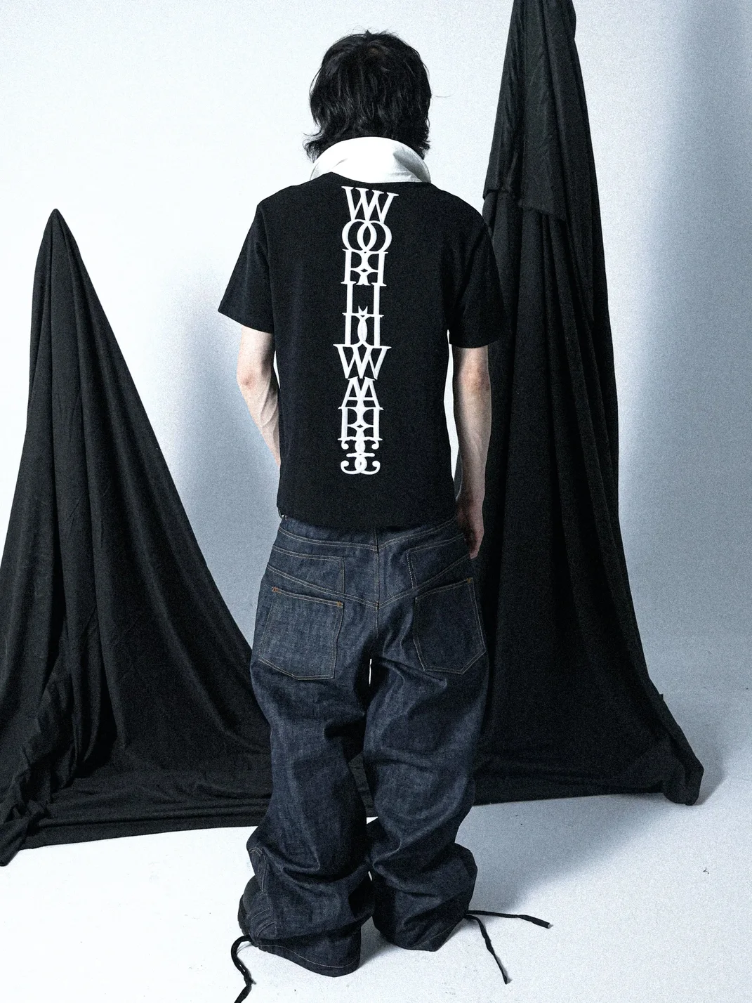 PCCVISION | Black Embroidered Polo Shirt