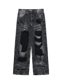 CLP | Distressed Wide Leg Jeans