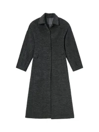 CLP | Dark Gray Long Cocoon Coat