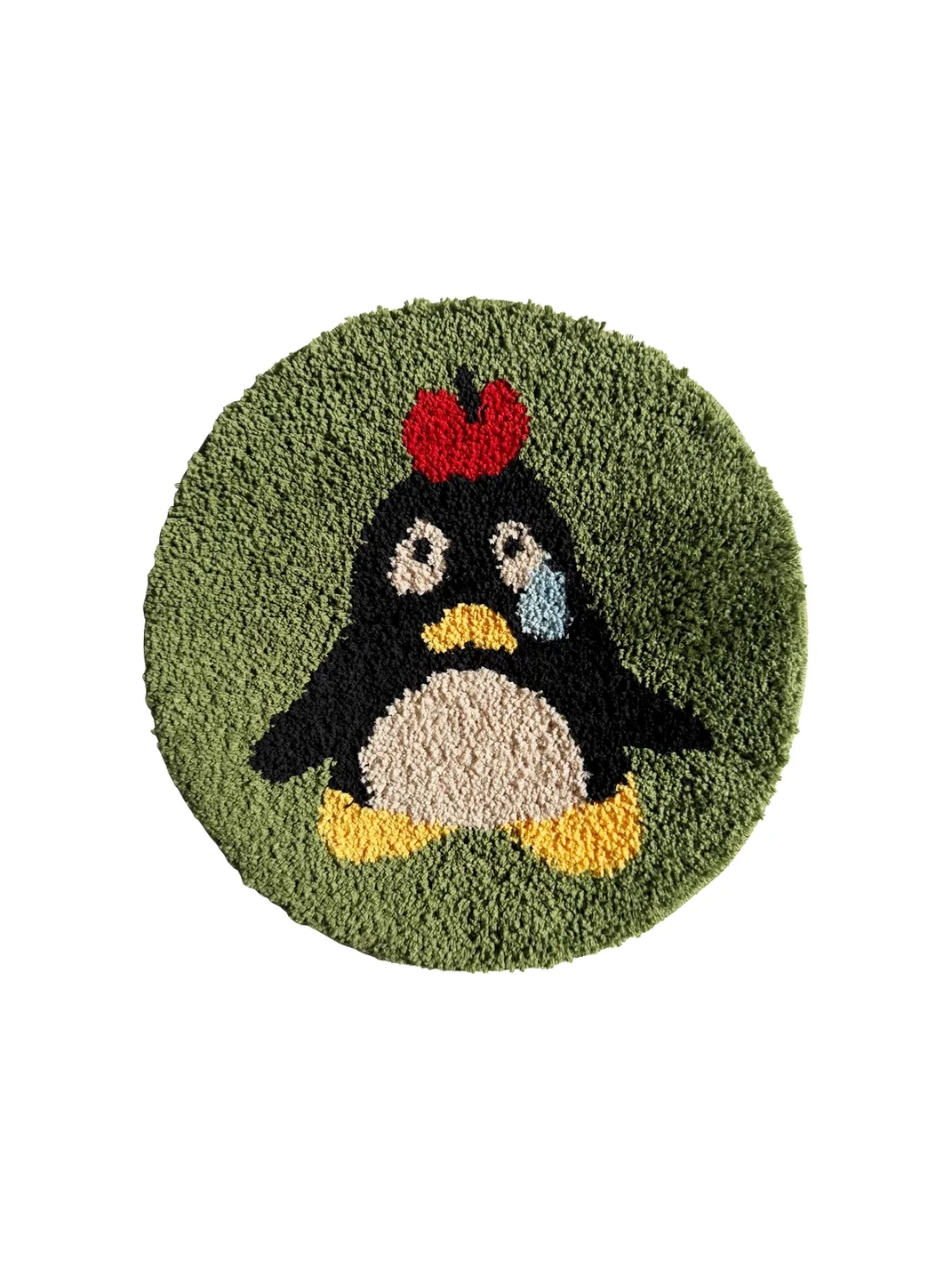 Click | Round Cartoon Animal Tufted Chair Cushion