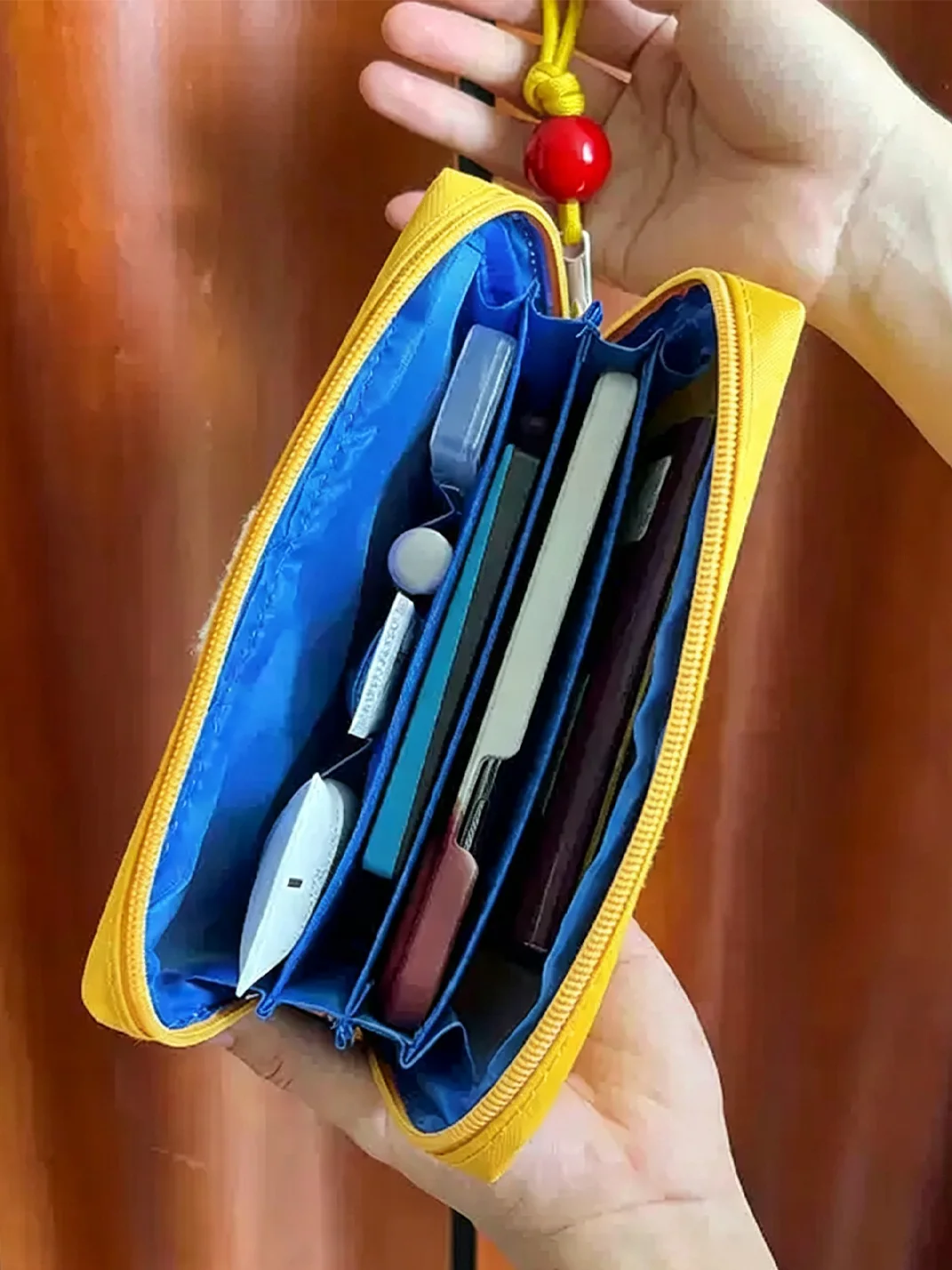 Click | Heart Patch Multi-Compartment Travel Organizer Pouch
