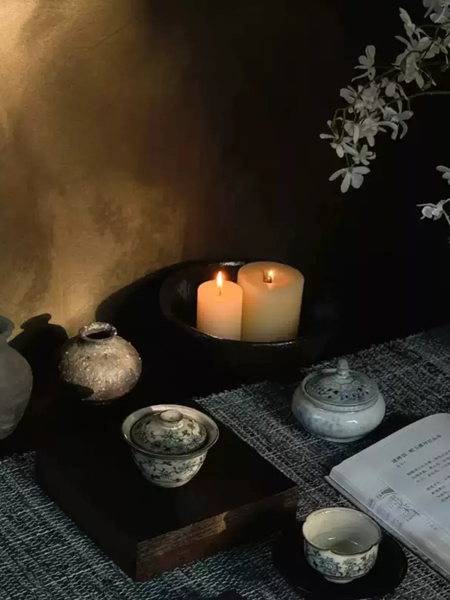 ADRZ | Minimalist Wabi-Sabi Decorative Candle Tray - 4