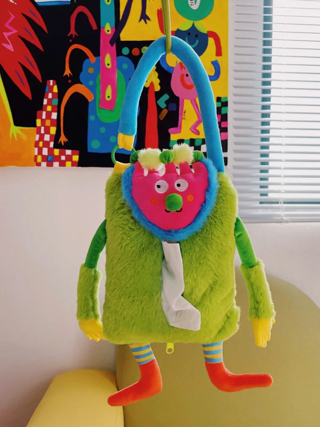 Uodycoco | Plush Cartoon Car Tissue Holder