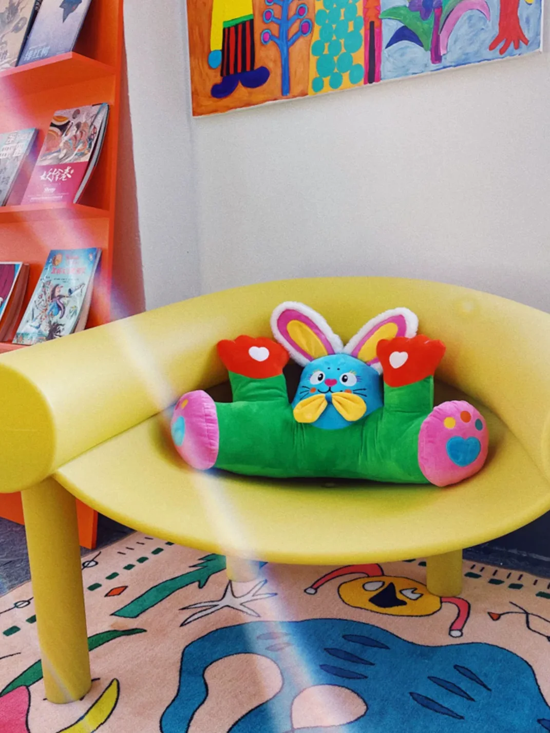 Uodycoco | Rabbit Plush Backrest Pillow